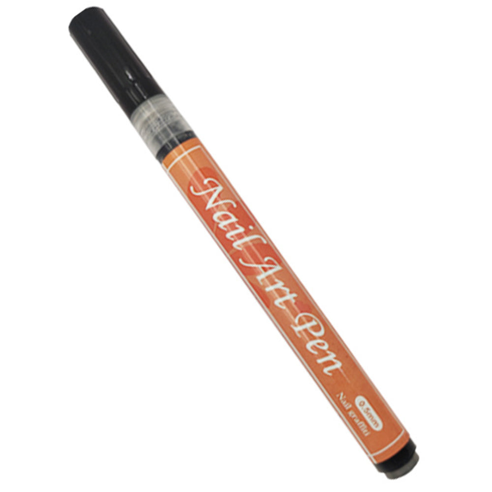 FLYSEA NA-5 Nail Art Pens 0.5mm Fine Tip Quick Drying Graffiti Dotting Acrylic Marker Pens - Black FLYSEA NA-5 Nail Art Pens 0.5mm Fine Tip Quick Drying Graffiti Dotting Acrylic Marker Pens - Black